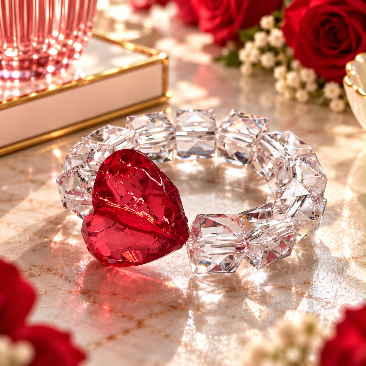 Rock Candy Bracelets-Heart