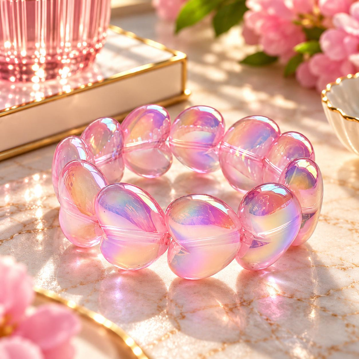 Chunky Heart Bracelets