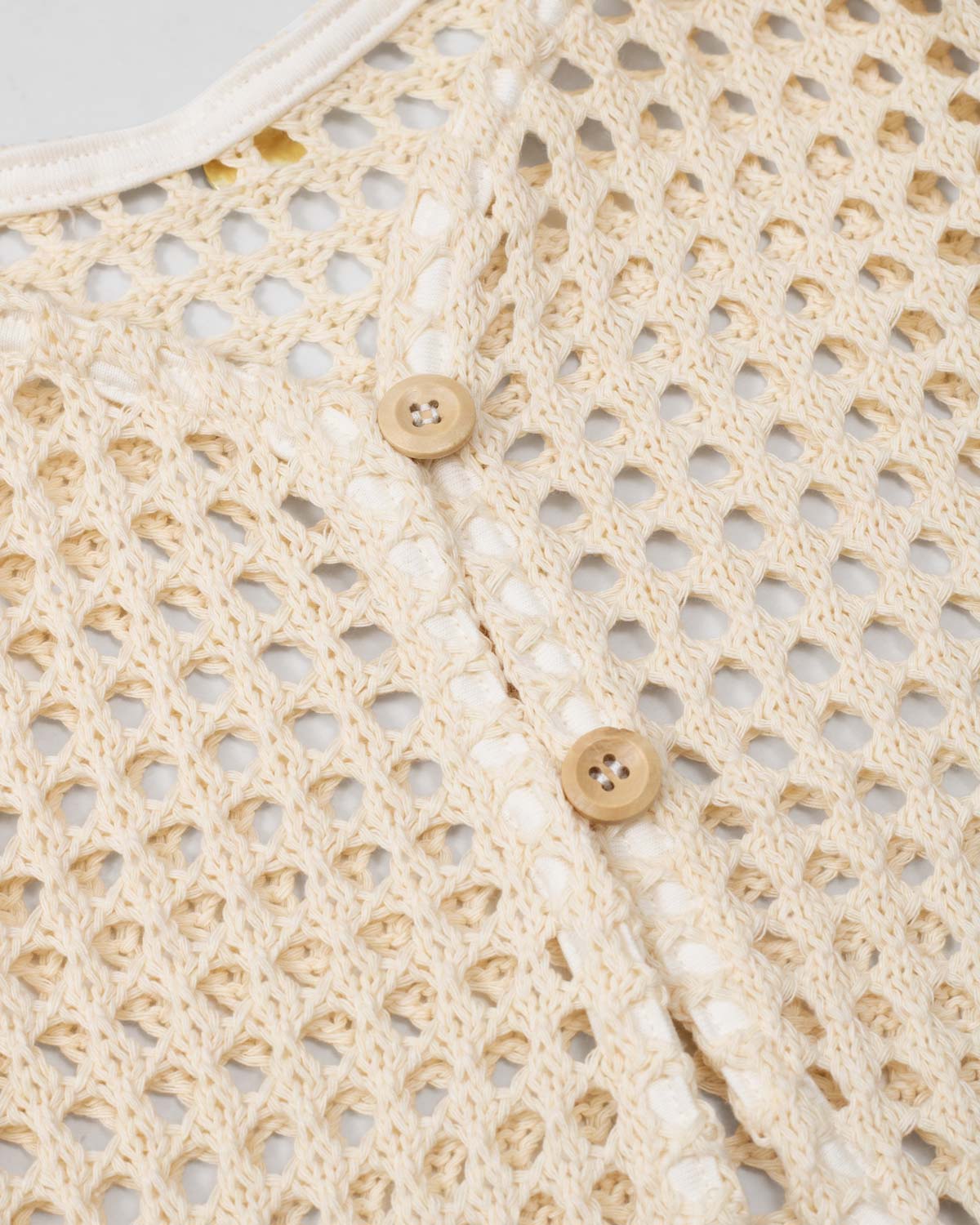Delicate weave sweater - beige