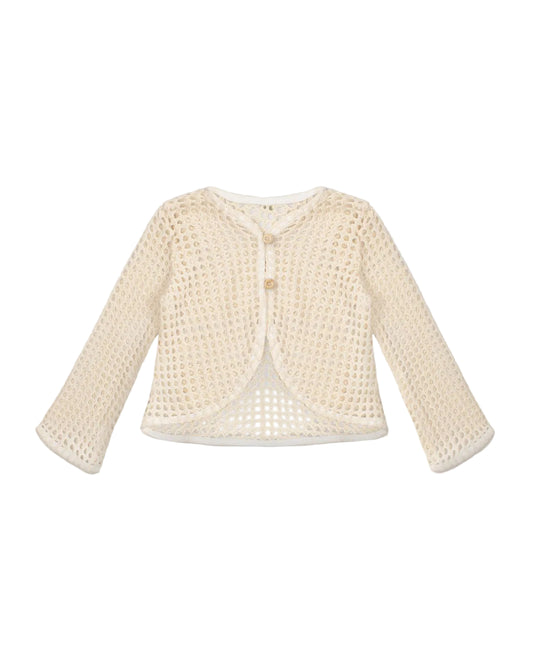 Delicate weave sweater - beige