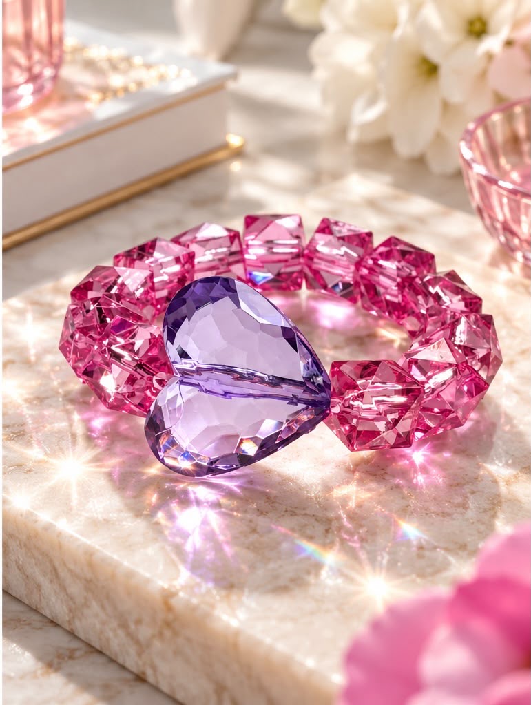 Rock Candy Bracelets-Heart