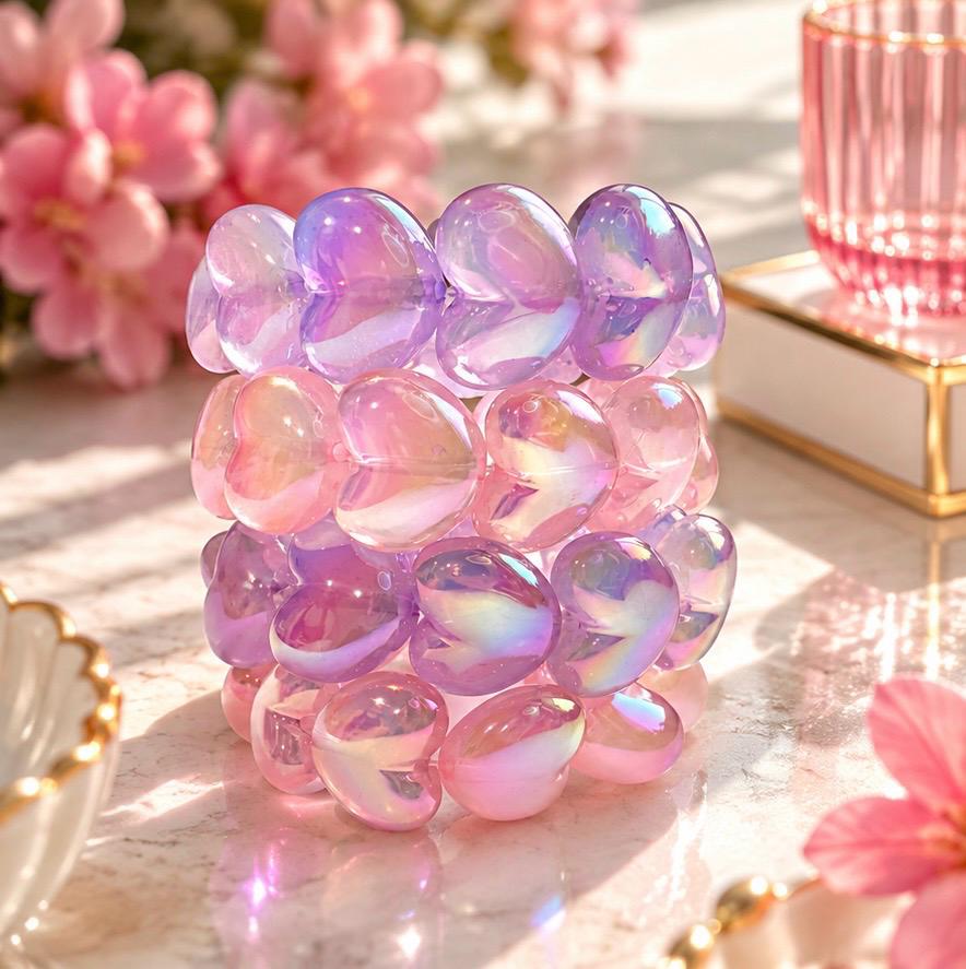 Chunky Heart Bracelets