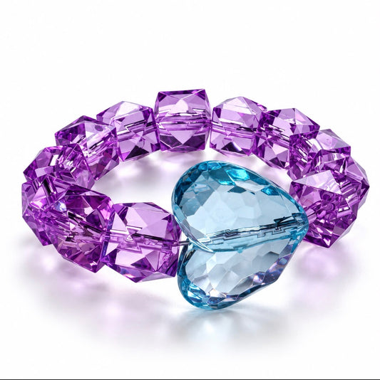 Rock Candy Bracelets-Heart