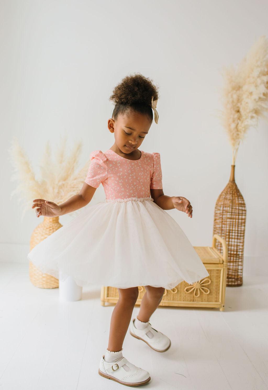 Tutu Dress in Painted Petal