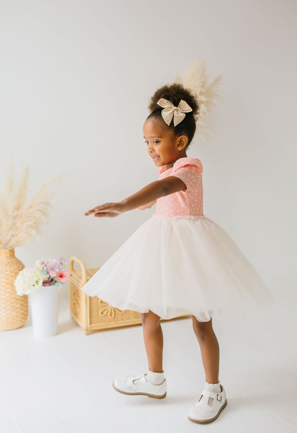 Tutu Dress in Painted Petal
