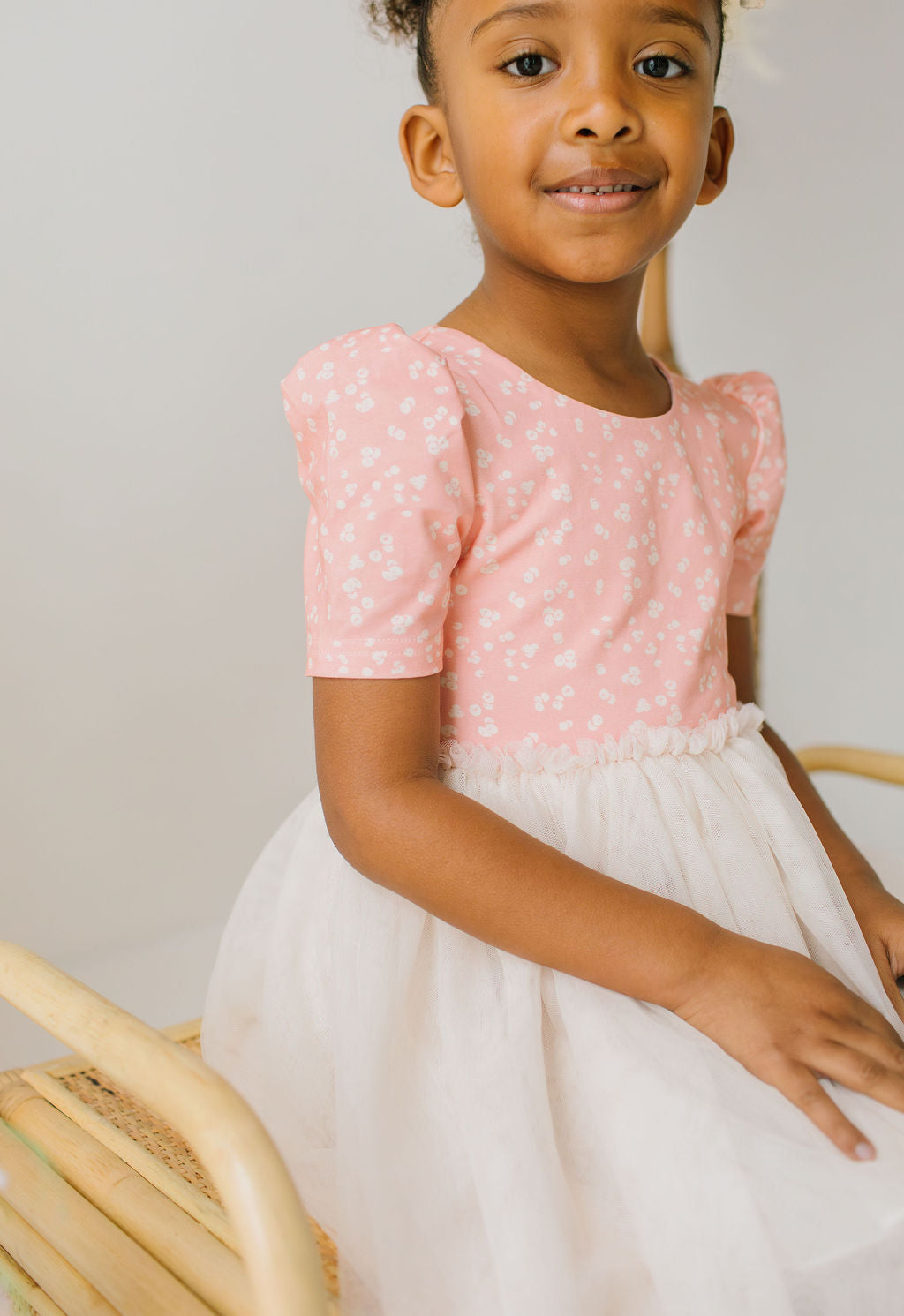 Tutu Dress in Painted Petal