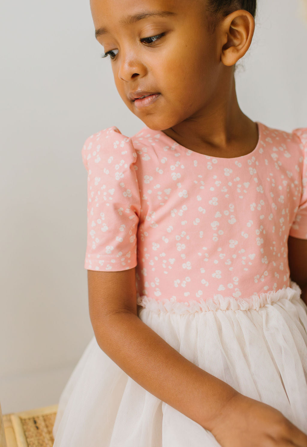 Tutu Dress in Painted Petal