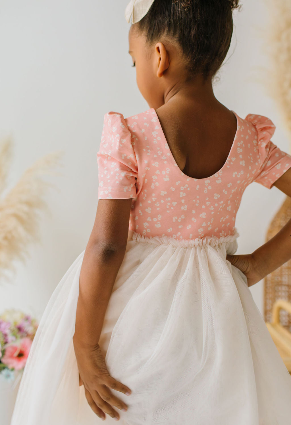 Tutu Dress in Painted Petal