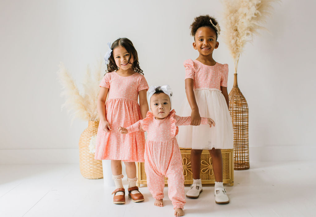 Tutu Dress in Painted Petal