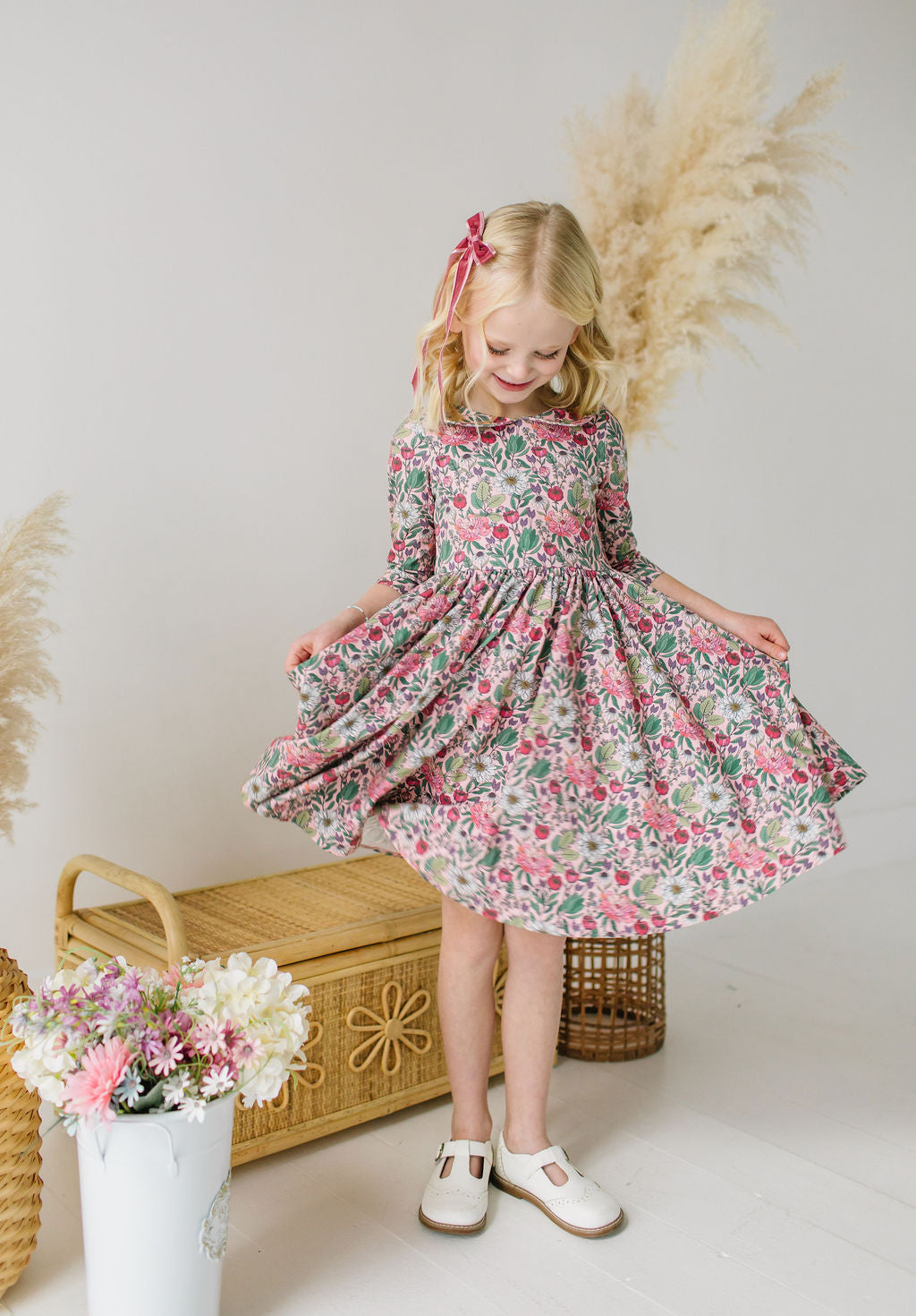Rubina Dress in Meadow Bloom