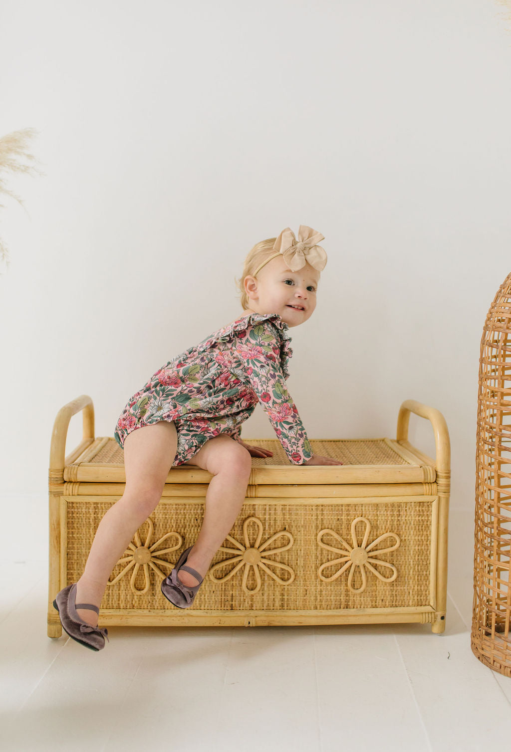 Leah Romper in Meadow Bloom
