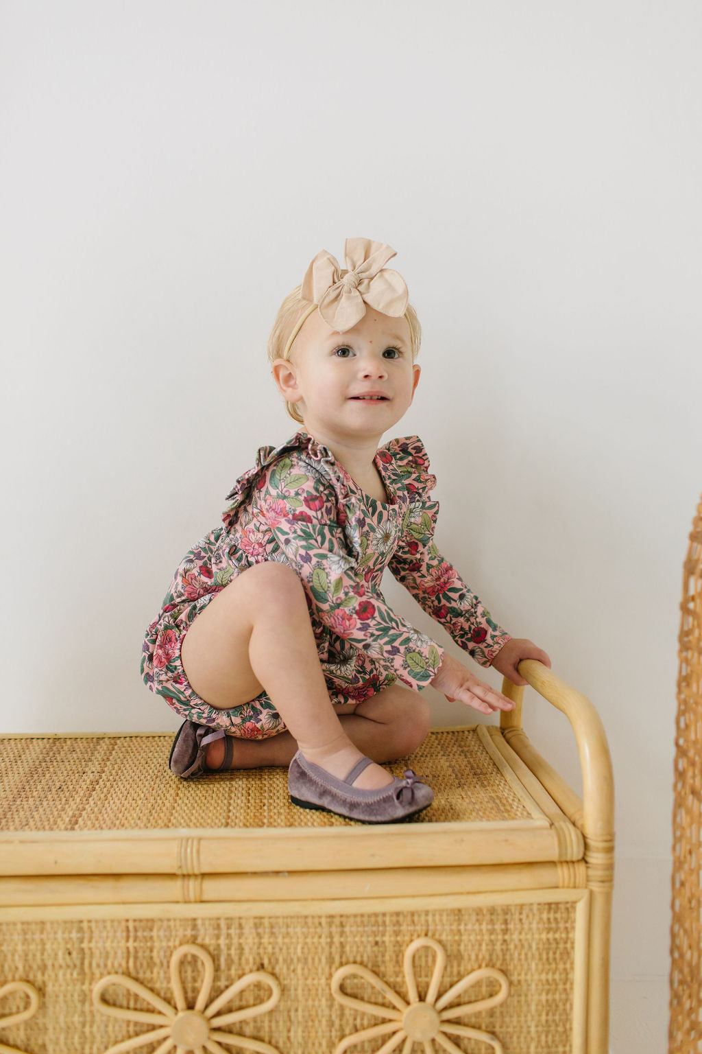 Leah Romper in Meadow Bloom