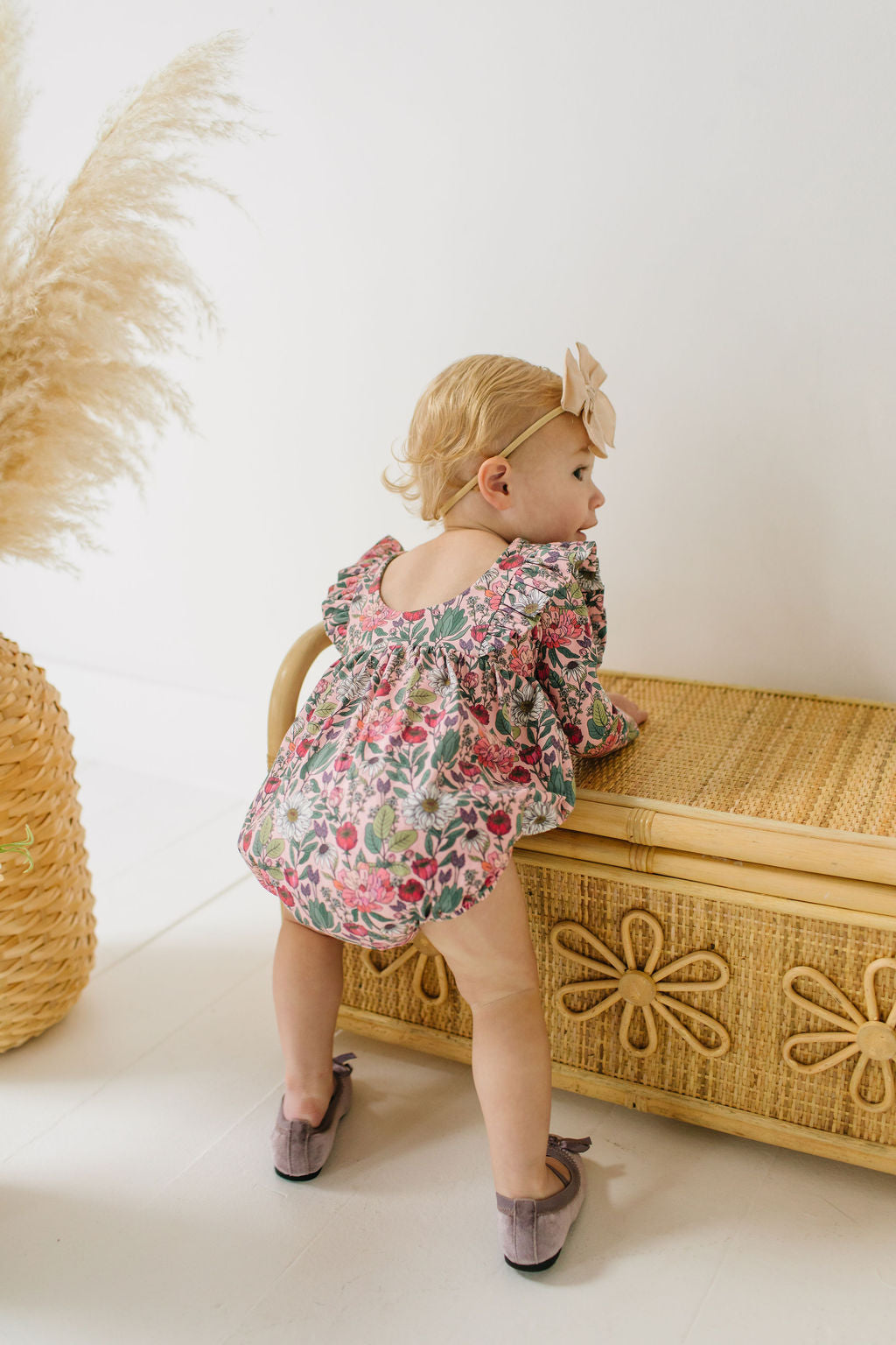 Leah Romper in Meadow Bloom