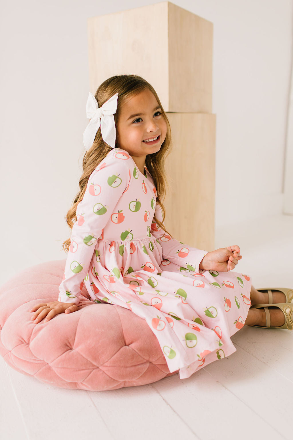 Gwendolyn Dress in Apple A Day