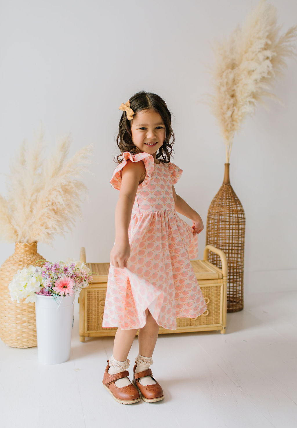 Olivia Dress in Petal Pop