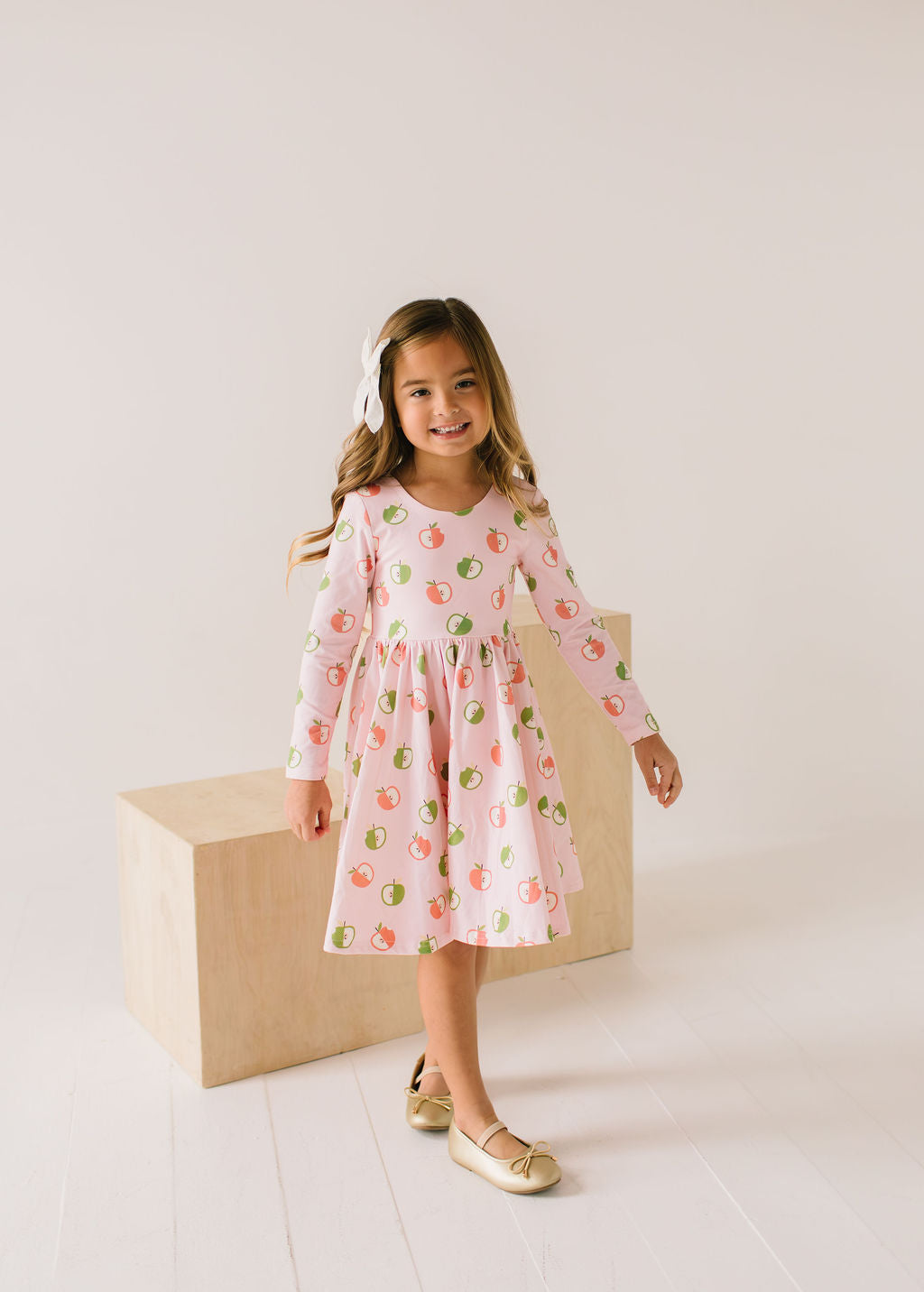 Gwendolyn Dress in Apple A Day