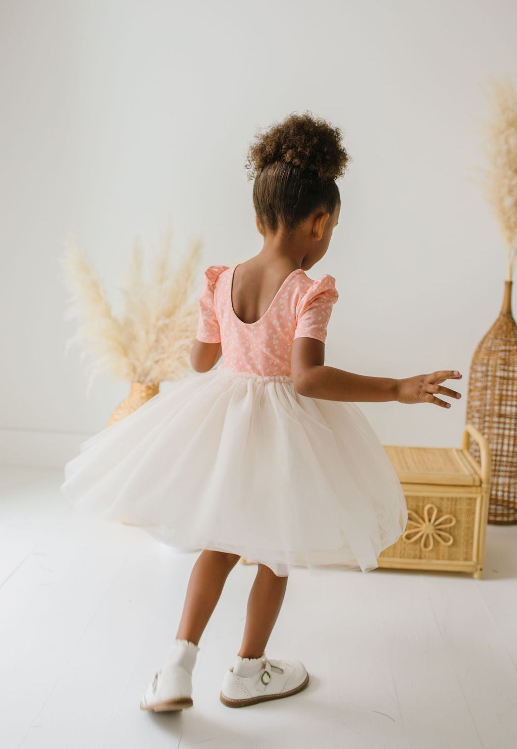 Tutu Dress in Painted Petal