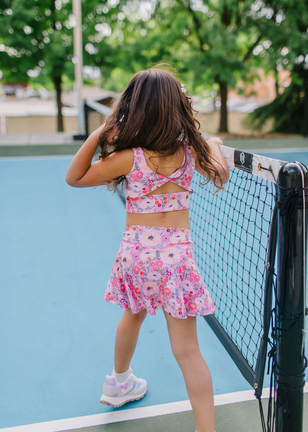 Ashlyn Athletic Skort in Love is Blooming