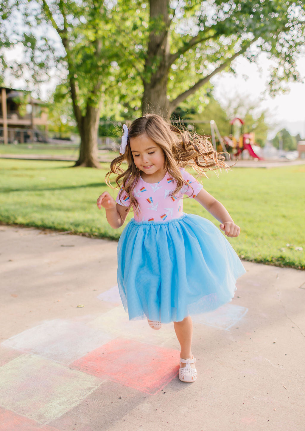 Tutu Dress in Take Flight