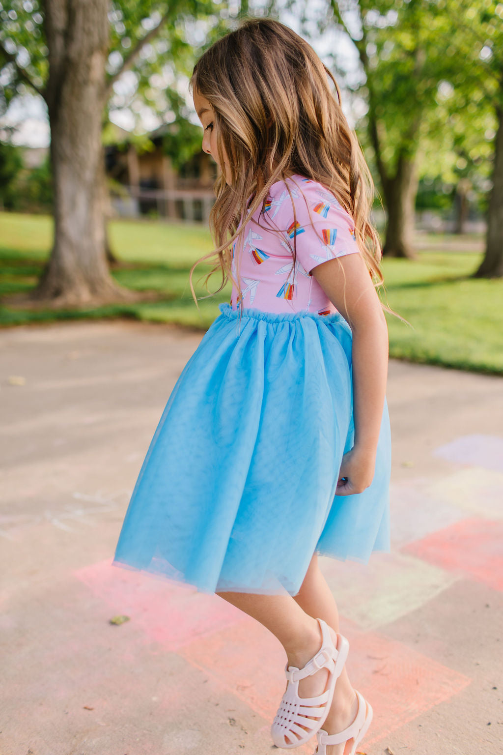 Tutu Dress in Take Flight