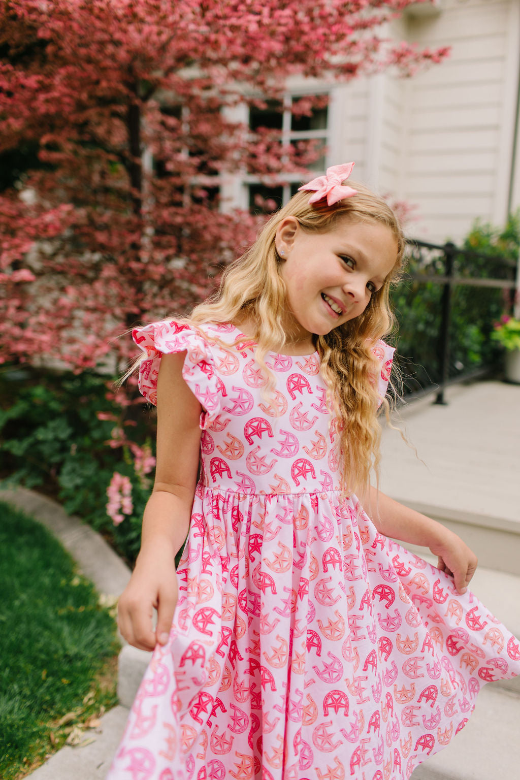 Olivia Dress in Horse Shoe