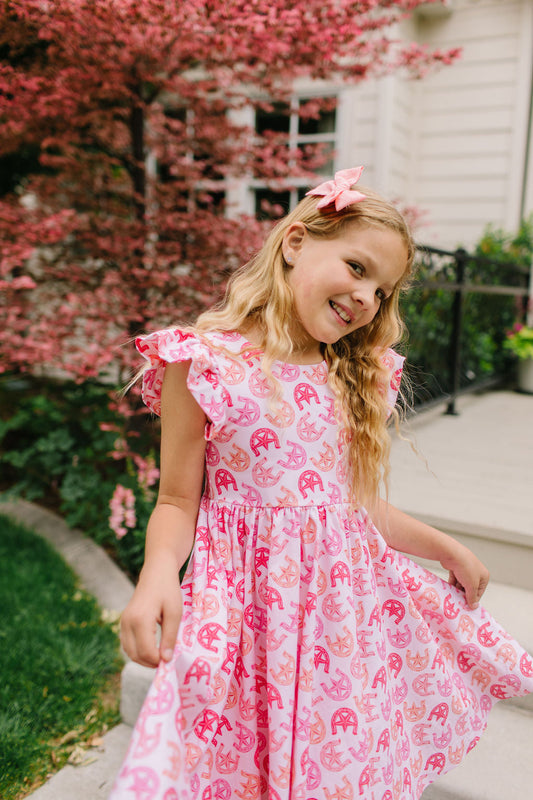 Olivia Dress in Horse Shoe