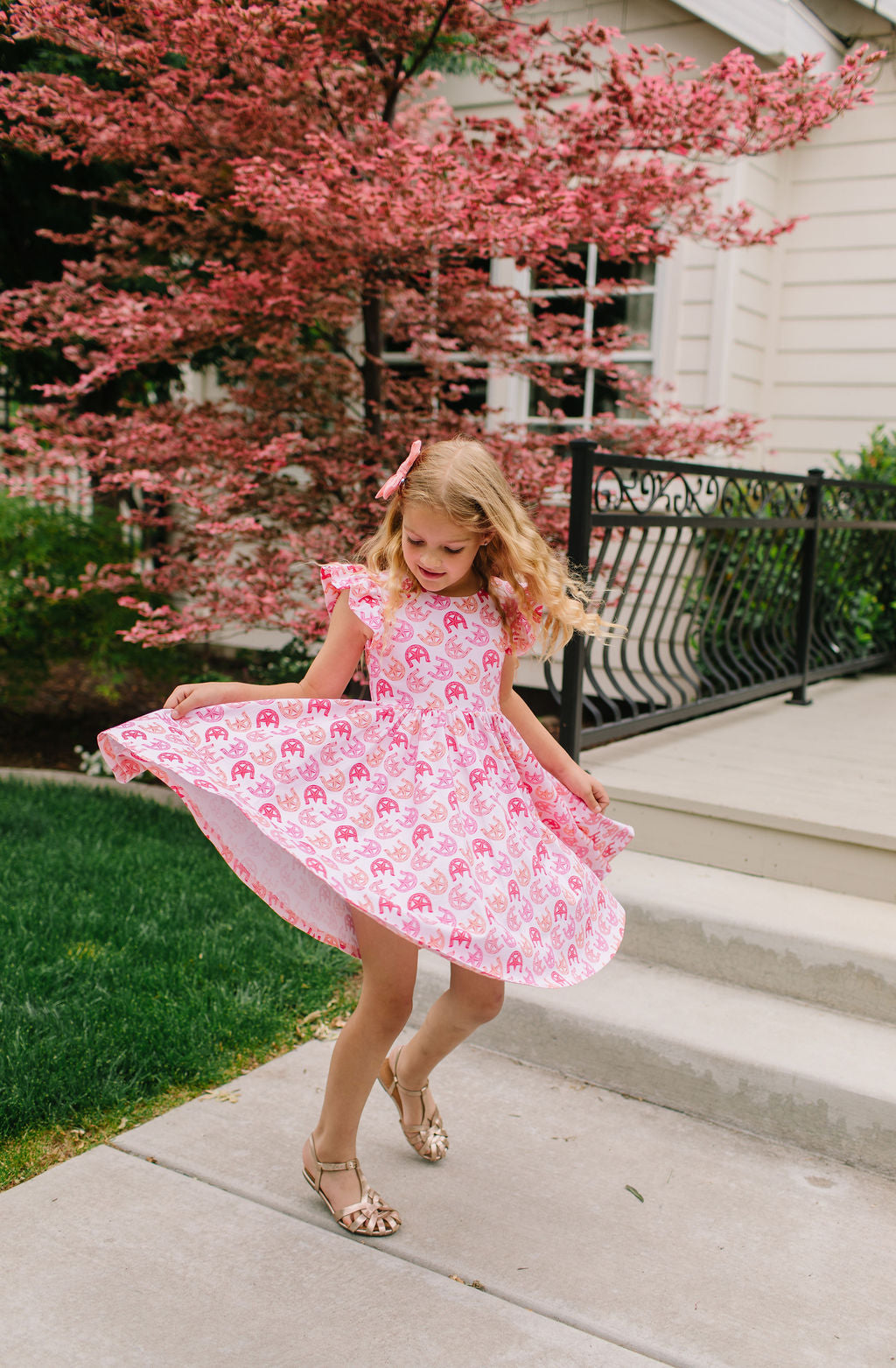Olivia Dress in Horse Shoe
